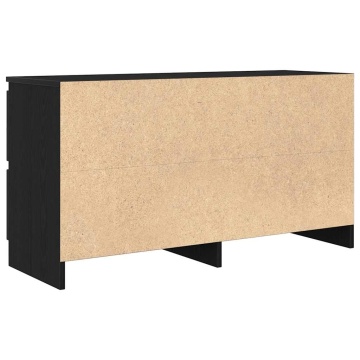 Dulap TV, negru, 100x35x54 cm, lemn prelucrat - Img 7