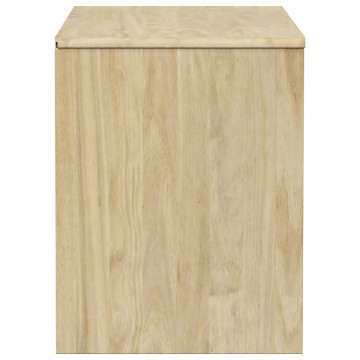 Dulap TV "SAUDA", stejar, 99x43x55 cm, lemn masiv de pin - Img 8