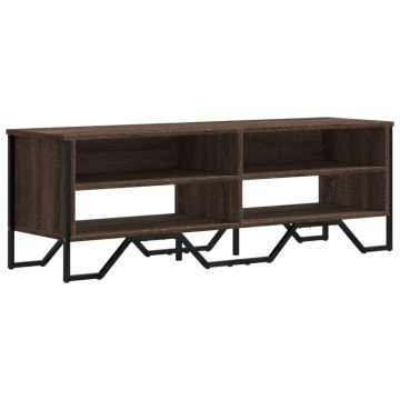 Dulap TV, stejar maro, 122x34x41 cm, lemn prelucrat - Img 2