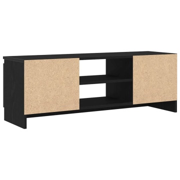 Dulap TV Stejar Negru 102x30x36 cm Lemn prelucrat - Img 7