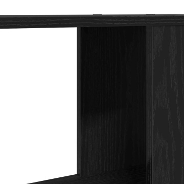 Dulap TV Stejar Negru 60x24x32 cm Lemn prelucrat - Img 7