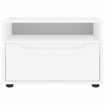 Dulap TV VISNES alb 60x40x38 cm lemn de prelucrare - Img 8
