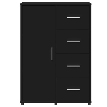 Dulapuri, 2 buc., negru, 60x31x84 cm, lemn prelucrat - Img 6