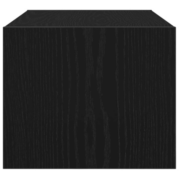 Dulapuri TV 2 buc stejar negru 60x31x25,5 cm lemn prelucrat - Img 7