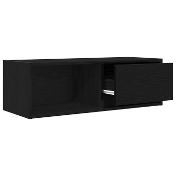 Dulapuri TV 2 buc Stejar negru 80x31x25,5 cm Lemn prelucrat - Img 8