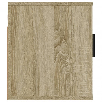 Dulapuri TV montate pe perete 2 buc stejar sonoma 40x34,5x40 cm - Img 6