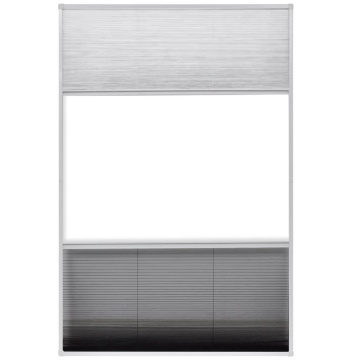 Ecran insecte pentru ferestre, cu umbrar, aluminiu, 80x120 cm - Img 8