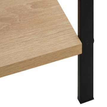 Etajeră cărți 5 rafturi, stejar 60x27,6x158,5 cm lemn prelucrat - Img 5