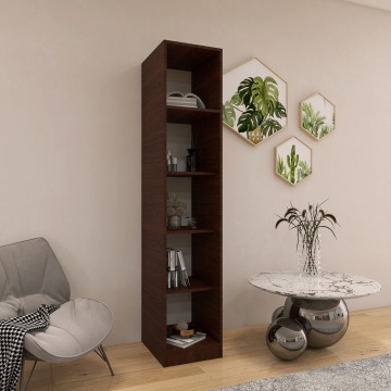 Etajera Simpla, 200x45x45 cm, Culoare Wenge din pal de 18 mm - Img 1