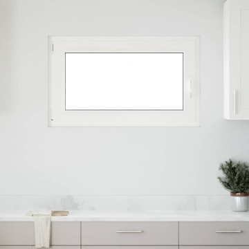 Fereastra de subsol „RISOR” 100x60 cm Rabatabil DIN Stânga Alb - Img 1