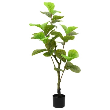 Ficus artificial 30 de frunze 125 cm verde - Img 1