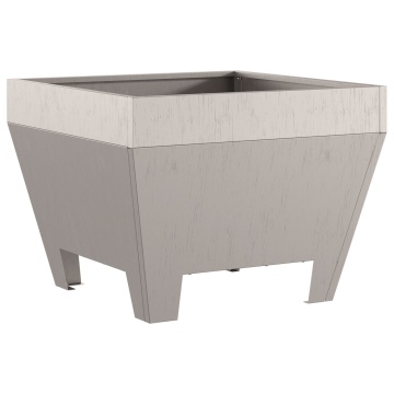 Focar pătrat 50x50x30 cm din oțel rezistent la intemperii - - Img 4