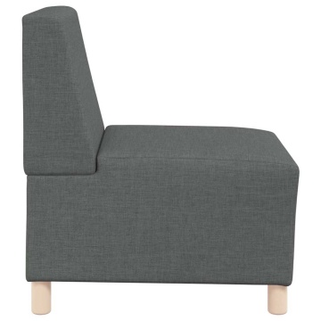 Fotoliu canapea, gri închis, 55 cm, material textil - Img 8