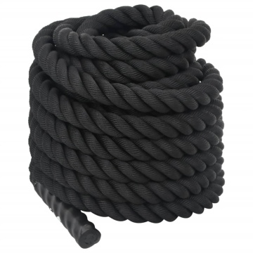 Frânghie de lucru, negru, 12 m, 9 kg, poliester - Img 8