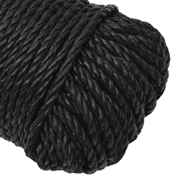 Frânghie de lucru, negru, 3 mm, 50 m, polipropilenă - Img 6