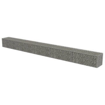 Gabion perete cu capace, 600 x 50 x 50 cm, oțel galvanizat - Img 2