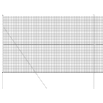 Gard cu Plasă Sudată Gri 1.6x10 m Oțel - Img 3