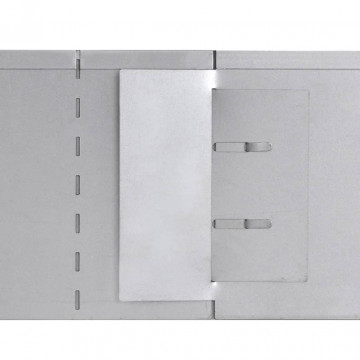 Gard de gazon, 20 buc., 100 x 20 cm, oțel galvanizat - Img 5