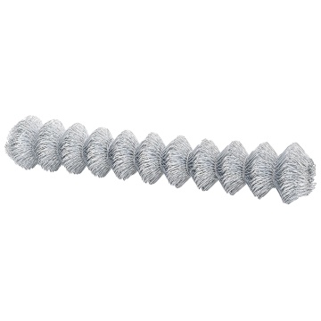 Gard din plasă cu lanț 1.5x10 m Oțel galvanizat - Img 2