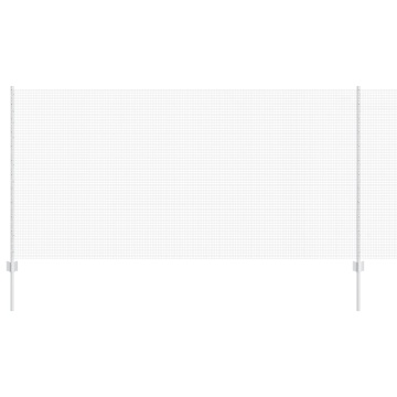 Gard din Plasă Sudată cu 44 Posts Argintiu 1.2x50 m Oțel - Img 2