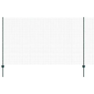 Gard din sârmă sudată cu 11 U Poste Verde 1.4x25 m Oțel - Img 2