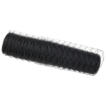 Gard Hexagonal Gri 0.8x10 m Oțel - Img 2