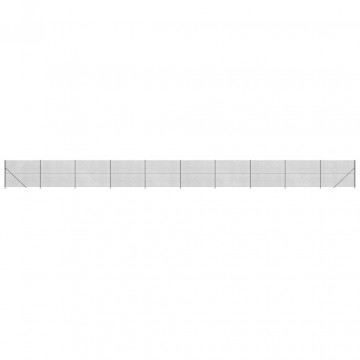 Gard plasă de sârmă cu bordură, antracit, 1,4x25 m - Img 2