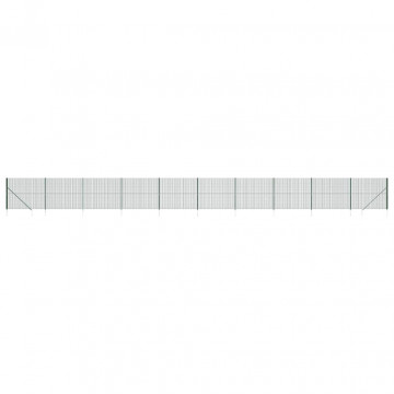 Gard plasă de sârmă cu țăruși de fixare, verde, 1,6x25 m - Img 2