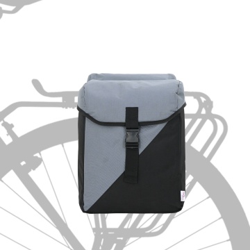 Geantă de bicicletă cu două genți 35L gri - Img 1