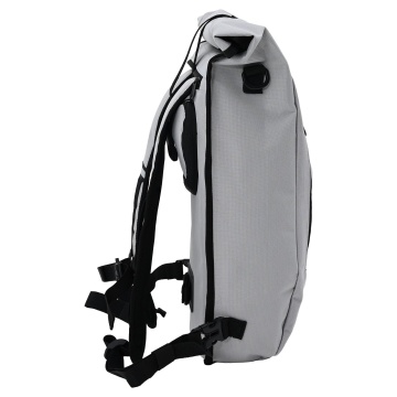 Geantă de bicicletă suport bicicletă 20 L Gri 31x13x58 cm - Img 3