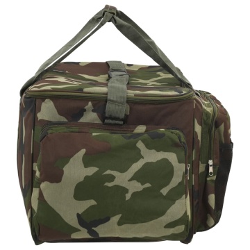 Geantă de pescuit, verde camuflaj, țesătură oxford impermeabilă - Img 8