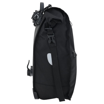 Geanta pentru bicicletă pentru suportul de bagaje 25 L Negru 32.5x17x57 cm - Img 4