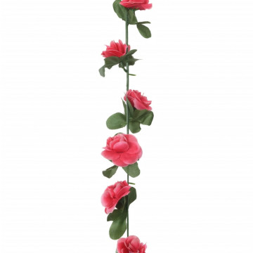 Ghirlande de flori artificiale, 6 buc. roze de primăvară 250 cm - Img 4