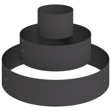 Ghiveci metalic Oțel/negru Oțel Mare Modular Ghiveci metalic - Img 2