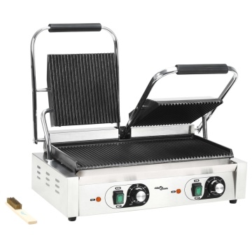 Grill Panini dublu cu striații, 57x30,5x20 cm, 3600 W - Img 2