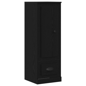 Highboard Stejar Negru 36x35,5x103,5 cm Lemn prelucrat - Img 2