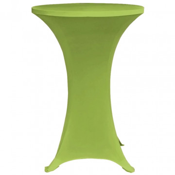 Husă elastică pentru masă, 2 buc., verde, 60 cm - Img 3