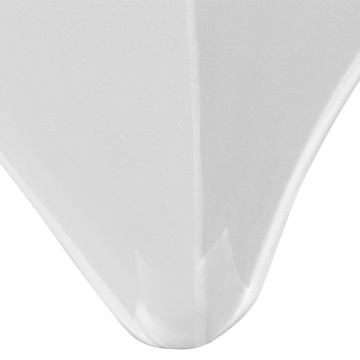 Huse elastice pentru masă, 243 x 76 x 74 cm, alb, 2 buc. - Img 4