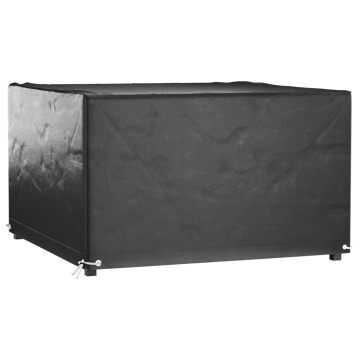 Huse mobilier grădină, 2 buc, 8 ocheți, 132x132x80 cm, pătrat - Img 3