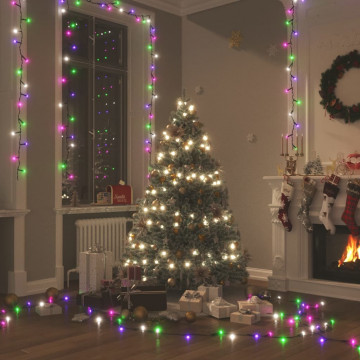Instalație cu 400 LED-uri, pastel multicolor, 40 m, PVC - Img 1