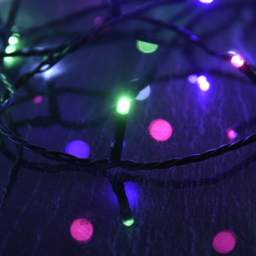 Instalație cu 400 LED-uri, pastel multicolor, 40 m, PVC - Img 6