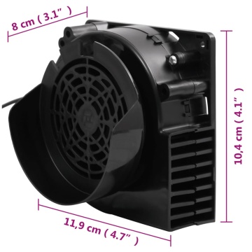 Instalație de lumini LED cu 66 LED-uri și ventilator, 660 cm - Img 7