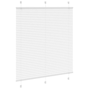 Jaluză plisată alb 120x100 cm Lățime țesătură 119,4 cm - Img 3