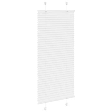 Jaluză plisată alb 60x150 cm Lățime țesătură 59,4cm poliester - Img 3