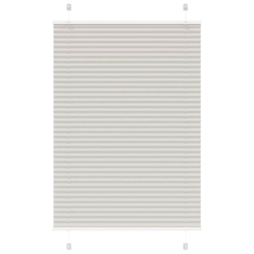 Jaluză plisată gri deschis 100x150cm Lățime țesătură 99,4cm - Img 1