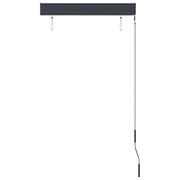 Jaluzea tip rulou de exterior, albastru și alb, 80 x 250 cm - Img 12