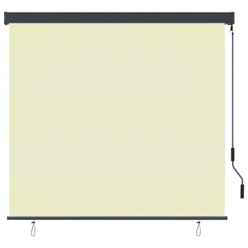 Jaluzea tip rulou de exterior, crem, 160 x 250 cm - Img 2