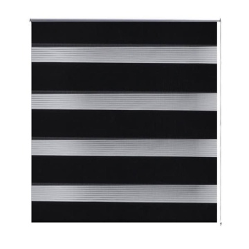 Jaluzea tip zebră, 70 x 120 cm, negru - Img 2