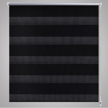 Jaluzea tip zebră, 90 x 150 cm, negru - Img 4