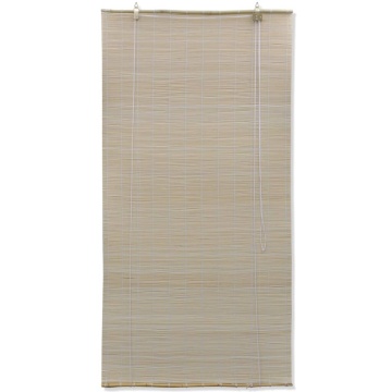 Jaluzele din bambus natural tip rulou, 4 buc., 120 x 160 cm - Img 3